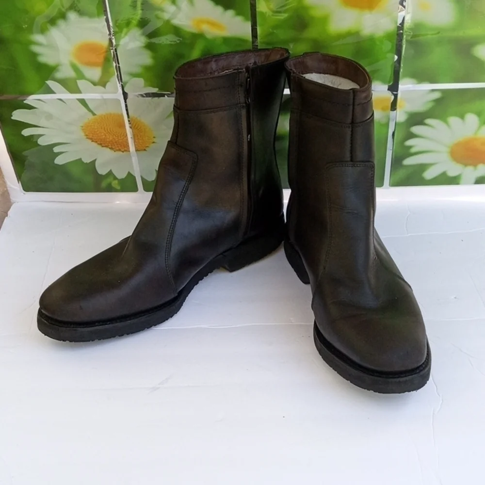 American Dexter USA Brogues Men's Boot, 11, Black Brown, Pre-owned